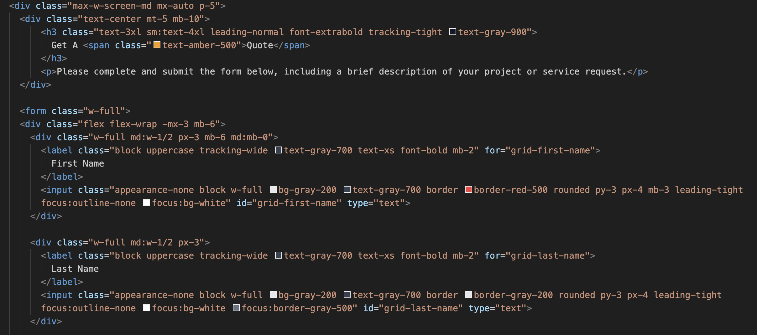 Tailwind CSS